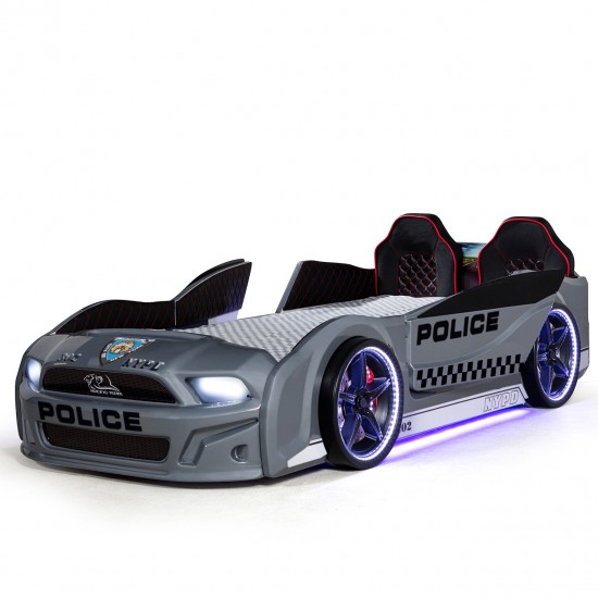 Children's Racing Car Night Bed for Boys and Girls 