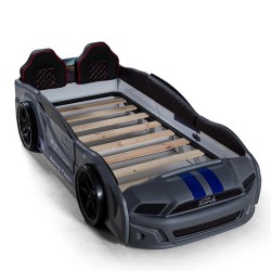 Children's Racing Car Night Bed for Boys and Girls...