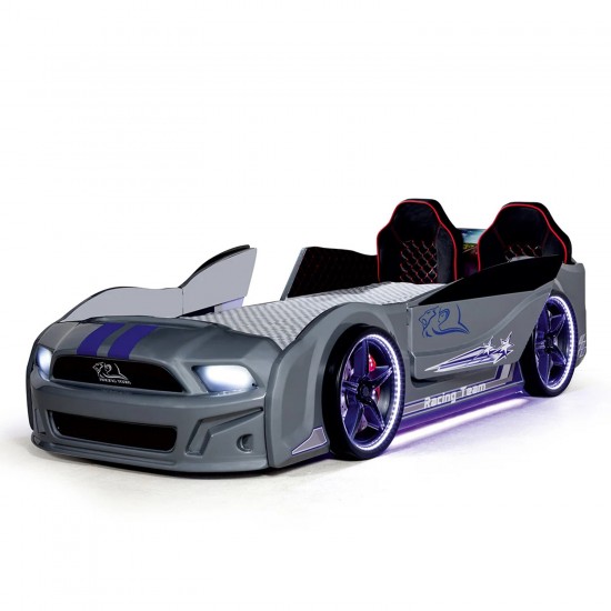 Children's Racing Car Night Bed for Boys and Girls 