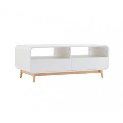 HurryGuru White Modern Retro Coffee Table