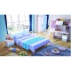 Kids Bedroom Set Bed Storage Desk Wardrobe Bedside Table Hanger Shelves