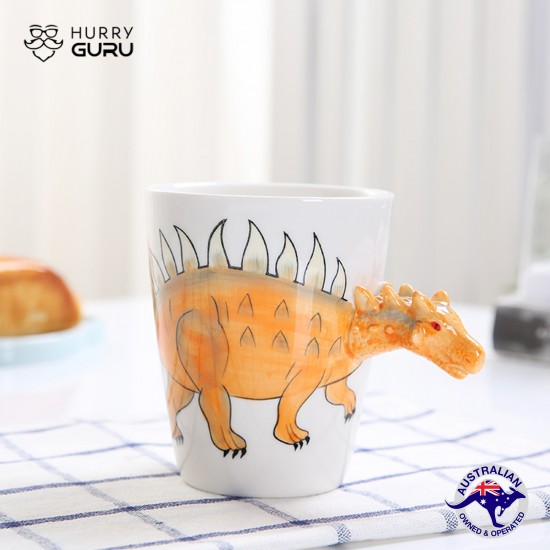 3D Animal Shape Hand Painted Ceramic 450 ML Coffee Mugs 