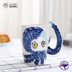 3D Animal Shape Hand Painted Ceramic 450 ML Coffee...