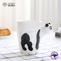 3D Animal Shape Hand Painted Ceramic 450ML Coffee ...