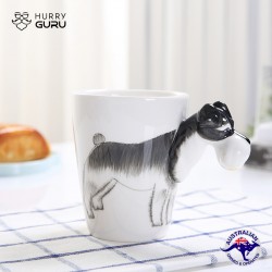 3D Animal Shape Hand Painted Ceramic 450 ML Coffee...