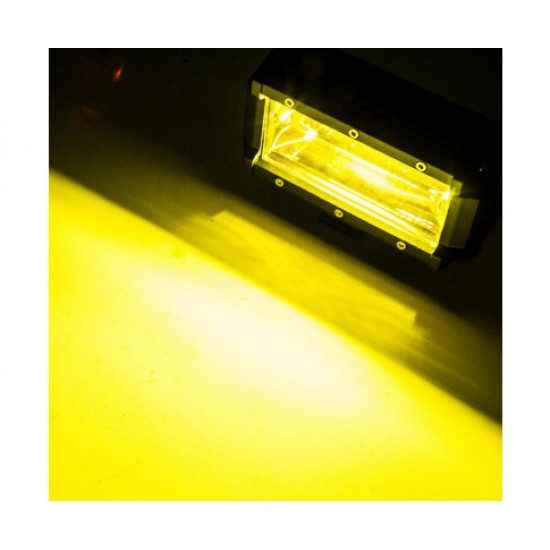 HurryGuru 2x 5inch Flood LED Light Bar Offroad Boat Work Driving Fog Lamp Truck Yellow