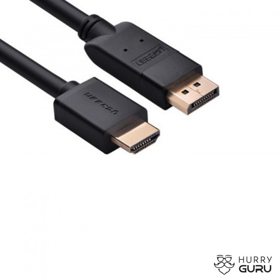 Hurry Guru DP male to HDMI male cable 1M black (10238)
