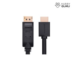 Hurry Guru DP male to HDMI male cable 1M black (10...