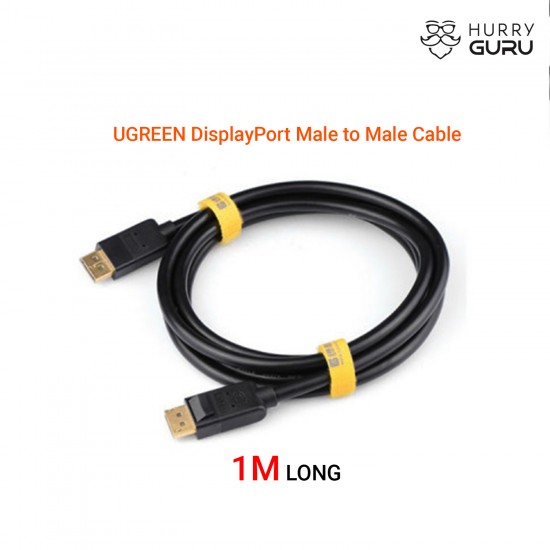 Hurry Guru  DP male to male cable 1M