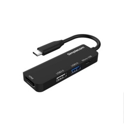 Hurry Guru DA305 USB 3.1 Type C to HDMI 4 in 1 Com...