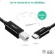 Hurry Guru USB-C to USB 2.0 Print Cable 2m (Black) 50446