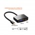 Hurry Guru 4K Mini DisplayPort to HDMI / VGA Adapter - Black (10439)