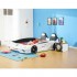 New Luxury 1.2M Width spacious White Super Car Bed with real Music Play and LED Light