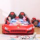 New Kids Race Car Bed Yellow  with Music 8 GB Memory card LED wheel/Head/Side lights