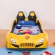 New Kids Race Car Bed Yellow  with Music 8 GB Memory card LED wheel/Head/Side lights