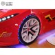 New Kids Car Bed  Front-Look Race Car Bed with LED Lights and Music Player, Red Color Kids Car Bed