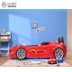 New Kids Car Bed  Front-Look Race Car Bed with LED Lights and Music Player, Red Color Kids Car Bed