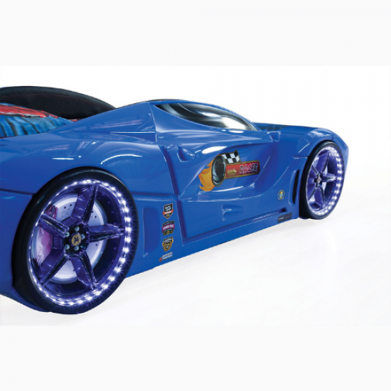 Race Car Bed Blue Design For Little Champs