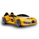 Premium Kids Racing Yellow  Double Car Bed