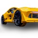 Premium Kids Racing Yellow  Double Car Bed