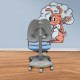 Kids Ergonomic design / Children Height Adjustable study chair