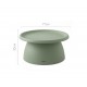 HurryGuru Coffee Table Mushroom Nordic Round Large Side Table 70CM Green