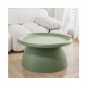 HurryGuru Coffee Table Mushroom Nordic Round Large Side Table 70CM Green