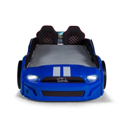 Gtx Luxury Racing Blue Car Beds with Lights and So...