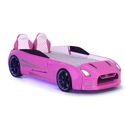 Gtx Sports Pink Racing Car Beds with Lights and So...