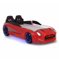 Gtx Sports Racing Red Car Beds with Lights and Sou...