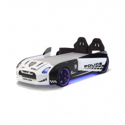 Gtx Sports Police  Racing Car Beds with Lights and...