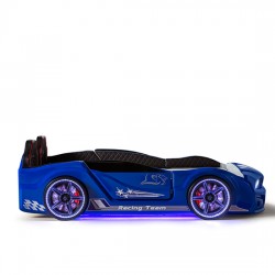Gtx Luxury Racing Blue Car Beds with Lights and So...