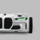 Luxury Premium Gtx Kids Racing White Car Beds with Lights and Sounds