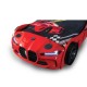 Luxury Premium GTX Kids Racing RED/White Car Beds with Lights and Sounds