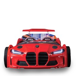 Luxury Premium Gtx Kids Racing RED Car Beds with L...