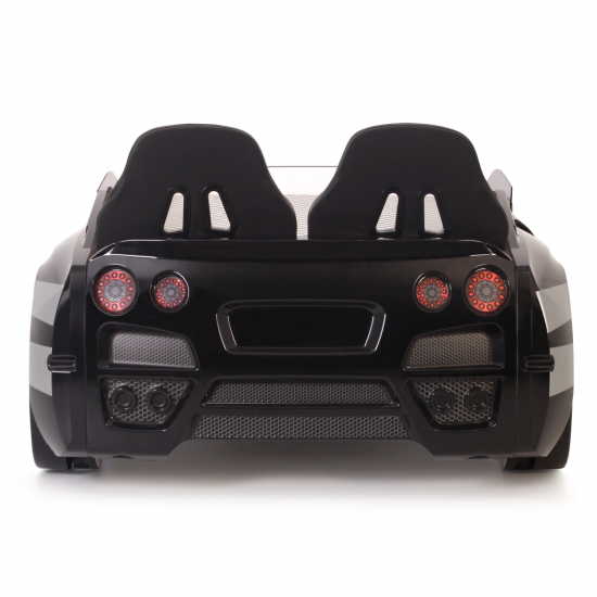 Gtx Premium Black Racing Car Beds with Lights and Sounds