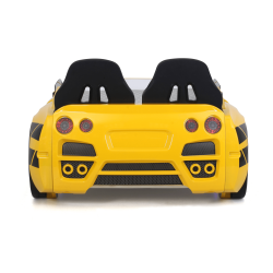 Gtx Premium Yellow Racing Car Beds with Lights and...