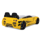 Gtx Premium Yellow Racing Car Beds with Lights and Sounds