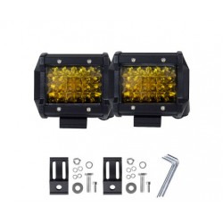 HurryGuru 2x 4 inch Spot LED Work Light Bar Philip...