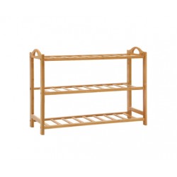 Hurry Guru 3 Tiers Bamboo Shoe Rack Storage Organiser Wooden Shelf Stand Shelves