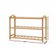 Hurry Guru 3 Tiers Bamboo Shoe Rack Storage Organiser Wooden Shelf Stand Shelves