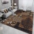 Modern Designer Rugs Living Room Carpet Soft Touch Anti-Skid Large Home Floor Area Rug Brown Geometric Figure 160x230CM (Size : 160x280CM) Brand: TEMKIN