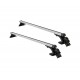 HurryGuru Universal Car Roof Rack 1450mm Cross Bars Aluminium Silver Adjustable Brackets Carrier 90kg