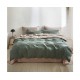 Hurry Guru Cosy Club Quilt Cover Set Cotton Duvet Double Green Beige