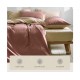 Hurry Guru Cosy Club Quilt Cover Set Cotton Duvet Double Red Beige