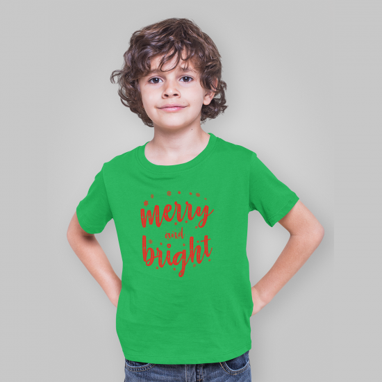 Merry and Bright Kids T-Shirt