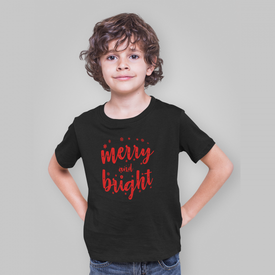 Merry and Bright Kids T-Shirt