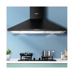 Comfee Rangehood 900mm Range Hood Home Kitchen Wall Mount Canopy 90cm Black