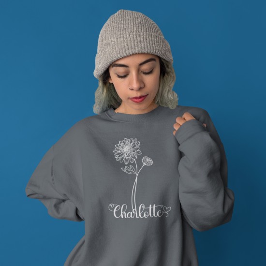 Charlotte Flower Birthday T-Shirts