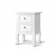 Bedside Tables Drawers Side Table French Storage Cabinet Nightstand Lamp